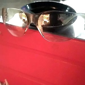 UV protection clear biker safety glasses